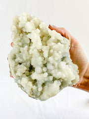 White Chalcedony Cluster 1kg
