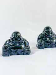 Black Obsidian Buddha Carving