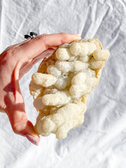 Coral Quartz Mineral Specimen Cluster 362g
