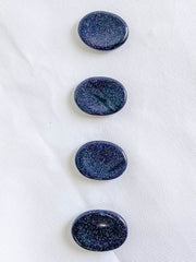 Blue Gold Stone Worry Stone