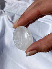 Clear Quartz Worry Stone
