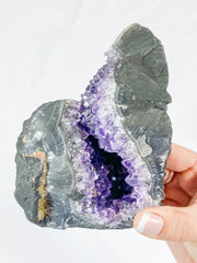 Amethyst CutBase Cluster 879g