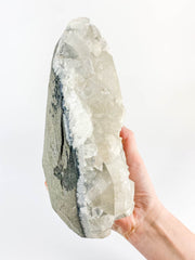 Apophyllite Chalcedony and Stilbite Cut Base Cluster 3.2kg