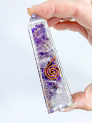 Orgonite Amethyst Obelisk | Medium