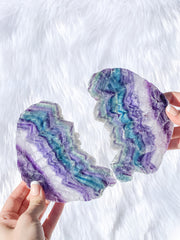 Fluorite Fairy Wings Pair 1.1kg