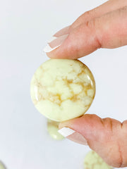 Yellow Chrysoprase Round | Medium