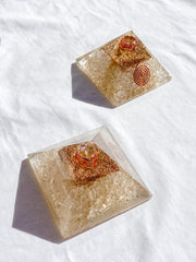 Orgonite Pyramid Clear Quartz