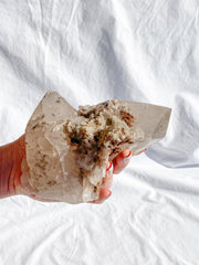 Smoky Himalayan Quartz with Inclusions CutBase Cluster 1.6kg