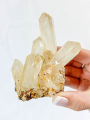 Quartz Cluster with Inclusions 244g