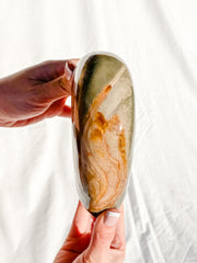 Desert Polychrome Jasper Heart with Stand 2.4kg