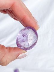 Amethyst Light Tumbles | Medium
