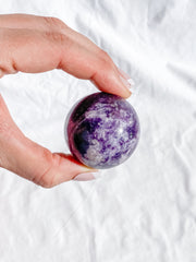 Lepidolite Sphere | Medium