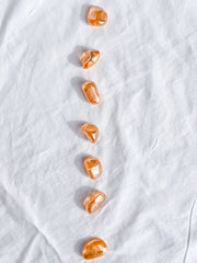 Copper Orange Aura Tumbles | Mini