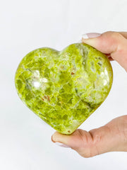 Green Opal Heart | XX Large