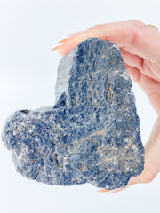 Black Tourmaline Heart Natural 516g