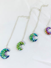 Dichroic New Moon Pendant