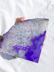 Died Agate Natural Bookend 3.9kg