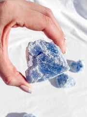 Blue Calcite Natural | Large