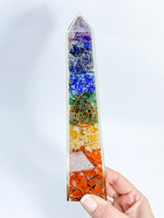 Orgonite Chakra Obelisk | X Large