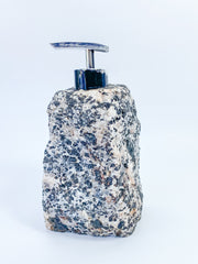 Black Tourmaline and Quartz with Inclusions Soap Dispenser 2.1kg