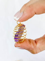 Gold Spiral Pendant