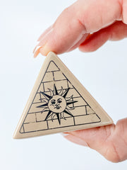 SunFace Ceramic Holder | Peach