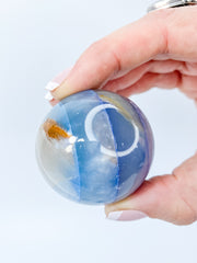 Onyx Blue Sphere | Large