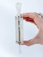 Chakra Healing Angel Wand | Clear Quartz
