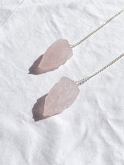 Rose Quartz Natural Pendulum
