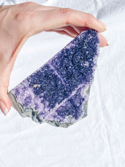 Black Amethyst CutBase Cluster 524g