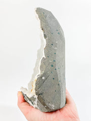 Chalcedony with Calcite Cut Base Cluster 2kg