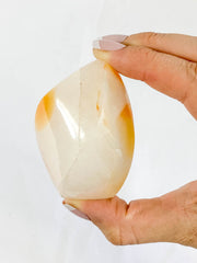 Carnelian and Quartz Flame 160g