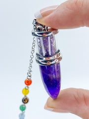 Amethyst Seer Chakra Pendulum