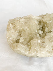 Glass Apophyllite Cluster with Druzy 3kg