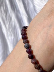 Lepidolite Bead Bracelet