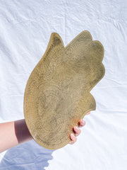 Hamsa Bronze Dish Light | XX Large