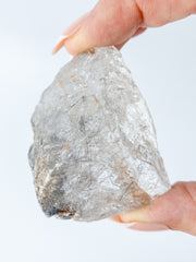 Clear Quartz with Black Rutile Natural Inclusions 109g