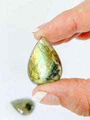 Labradorite Cabochon Tear Drop | Small