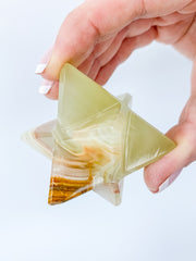 Green Onyx Merkaba | Large