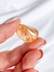 Copper Orange Aura Tumbles | Mini