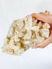 Quartz Cluster with Inclusions 497g