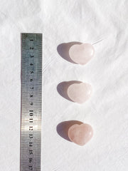 Rose Quartz Heart | Extra Small