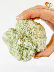 Scolecite Cluster with Inclusions 318g