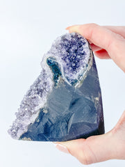 Amethyst Cut Base Cluster 421g
