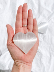 Selenite Heart | X Large