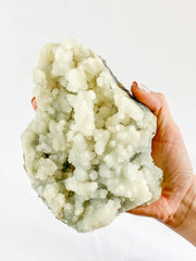 White Chalcedony Cluster 1kg