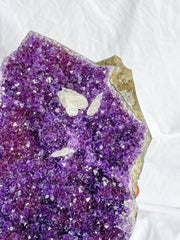 Amethyst Quartz Druzy CutBase Cluster 1.5kg