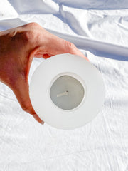 Selenite Natural Tube Candle Base