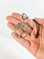 Tree of Life Pendant Labradorite