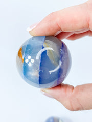 Onyx Blue Sphere | Large